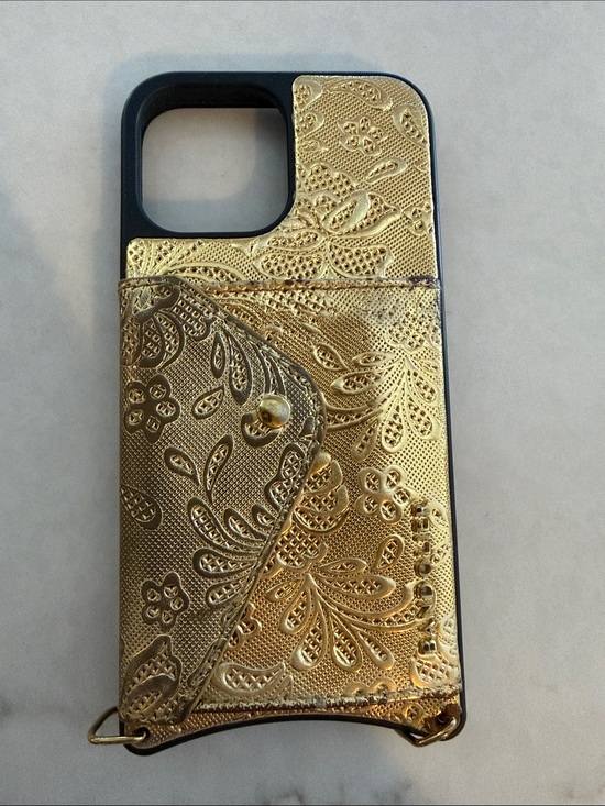Bandolier Other - Bandolier Gold Wallet Phone Case with Card Pocket iPhone 13 Pro Max